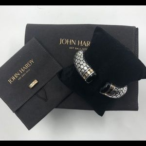 Sterling Silver, 18 Karat Gold and Onyx Stone